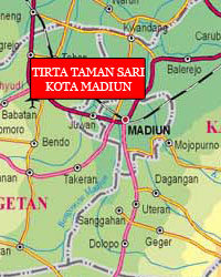 Peta Mitra TIRTA TAMAN SARI KOTA MADIUN