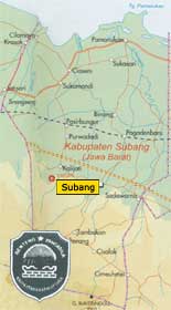 Peta Mitra KABUPATEN SUBANG