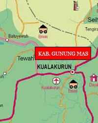 Peta Mitra KABUPATEN GUNUNG MAS